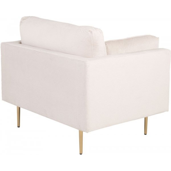 Sessel Savanna - Hellgrau Manchester / Beine Messing Sessel Savanna - Hellgrau Manchester / Beine Messing