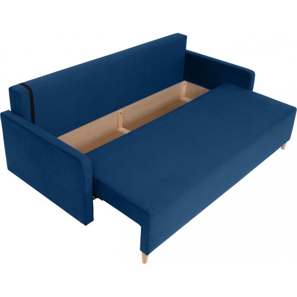 Sigma 3er Schlafsofa - Blau