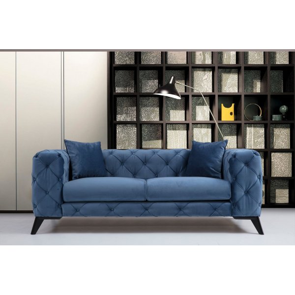 Como 2-Sitzer-Sofa - Blau