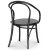 Danderyd No.30 Stuhl mit schwarzem Gestell aus Bugholz