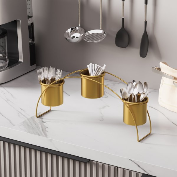 Plato 12 Vorratstöpfe - Gold Plato 12 Vorratstöpfe - Gold