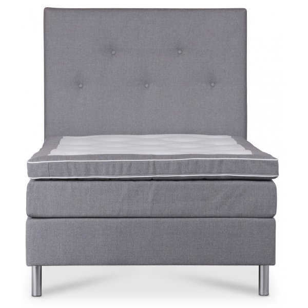 Continental Bett Mariefred Bettpaket 120 cm - Hellgrau + Mbelfe