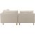 Ecksofa Zero - Beige