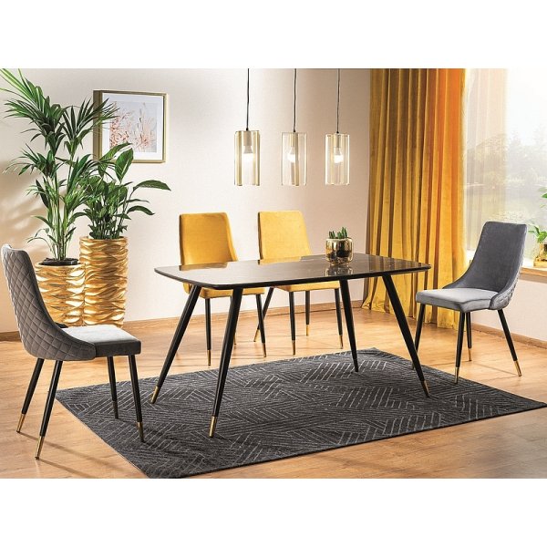 Cyril Esstisch 140 cm - Schwarz