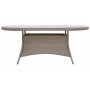 Gartengruppe: 8 Sthle und Esstisch 230 x 100 cm Rattan - Menton/Mercury