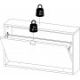 Shoes Wandschuhschrank - Eiche/wei
