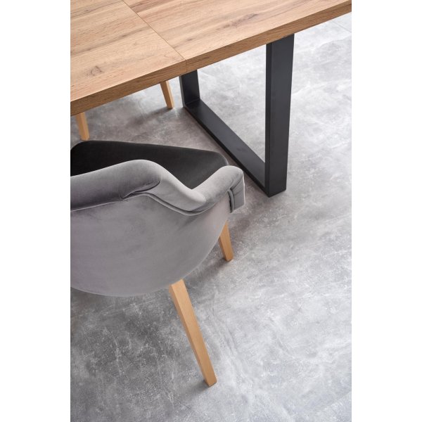 Kasady Esstisch 160-210 cm - Wotan Eiche/schwarz Kasady Esstisch 160-210 cm - Wotan Eiche/schwarz