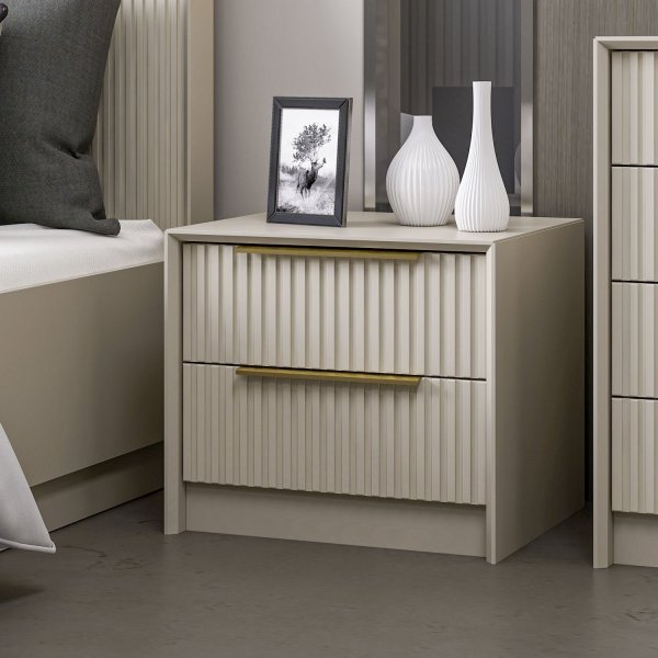 Cikani Nachttisch - Stein