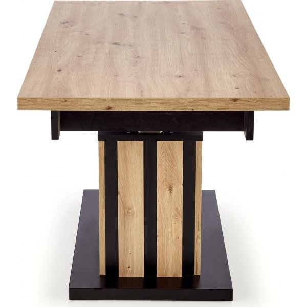 Baretti Couchtisch 130-170 x 65-82 cm - Artisan-Eiche/Schwarz