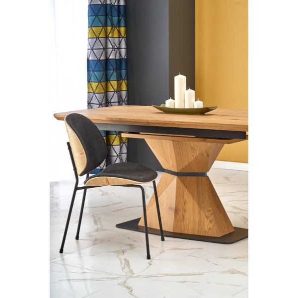 Diamond Esstisch 160-200 x 89 cm - Eiche/Schwarz Diamond Esstisch 160-200 x 89 cm - Eiche/Schwarz