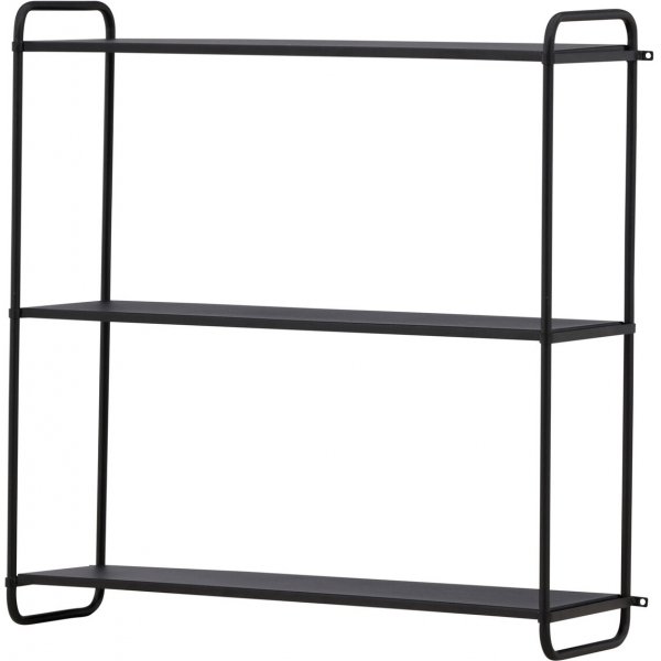 Lyon Wandregal 63 x 62 cm - Schwarz