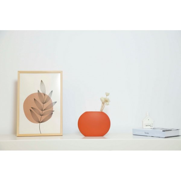 Flache Vase - Orange Flache Vase - Orange