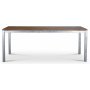 Esstisch Alva 190x90 cm  Teak/galvanisiertes Metall