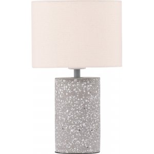 Dijon-Tischlampe - Grau/Beige