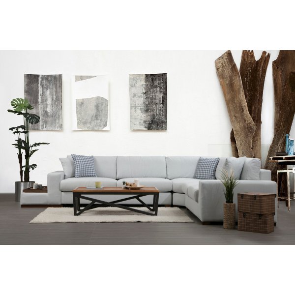 Ecksofa Lombardo - Beige Ecksofa Lombardo - Beige