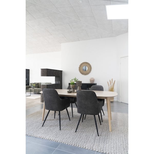 Carmona Esstisch 200 x 100 cm - Eiche weiß geölt Carmona Esstisch 200 x 100 cm - Eiche weiß geölt