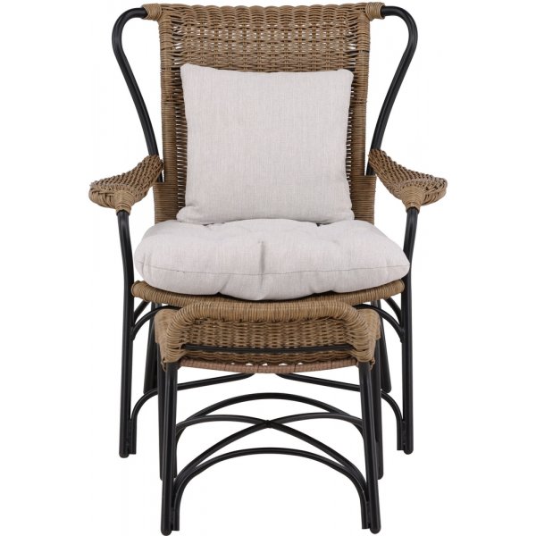 Loreto-Sessel - Schwarz Loreto-Sessel - Schwarz