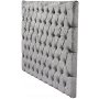 Silber Queen Deluxe Bett Kopfteil - 180x125 cm
