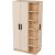 Luses Kleiderschrank - Kiefer/Beige