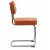 Aero-Stuhl aus orangefarbenem Cord