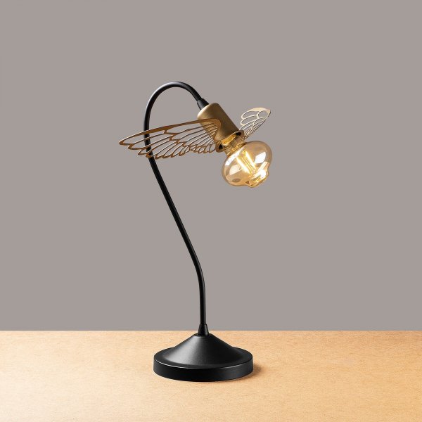 Angel Tischlampe - Schwarz/Gold