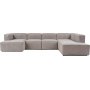 Mehr U-Sofa - Mocca
