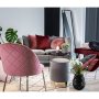 Gamby Hocker - Grau/Messing