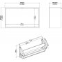 Schuhschrank mit 1 Fach - Wei