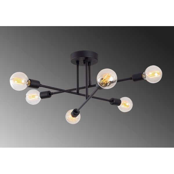 Flo Deckenleuchte - Schwarz