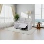 Chloe Kino elektrisches Relaxsofa 2-Sitzer - Helles Bouclè-Sofa