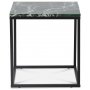 Accent Couchtisch 50 - Grner Marmor / Schwarz