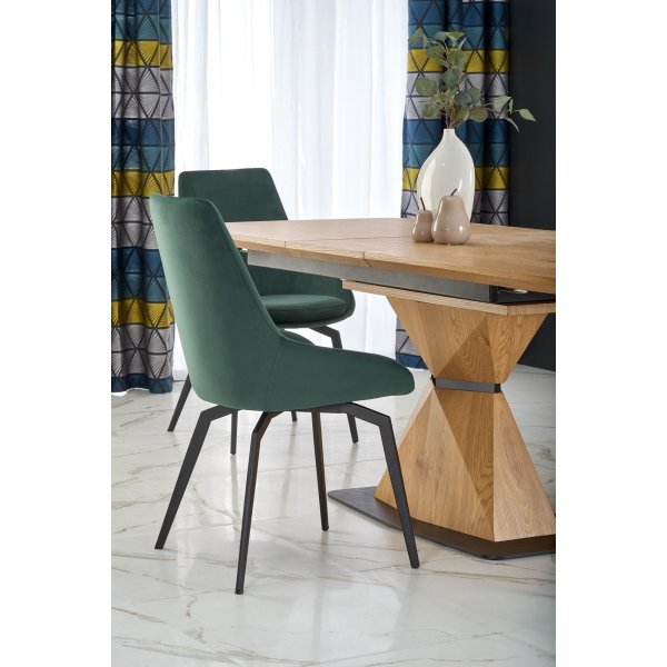 Diamond Esstisch 160-200 x 89 cm - Eiche/Schwarz Diamond Esstisch 160-200 x 89 cm - Eiche/Schwarz