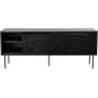 Volume Medienbank 132 cm - Schwarz