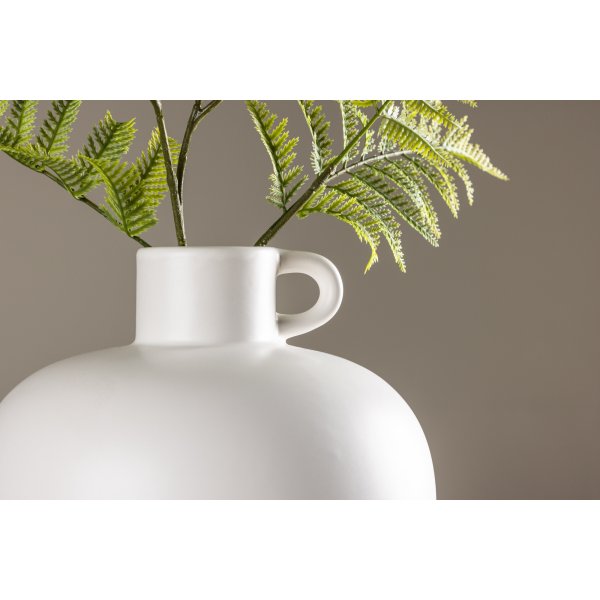 Cent-Vase 24 cm - gebrochenes Wei