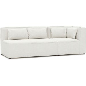 Modular aufbaubares 2-Sitzer-Sofa - Natur