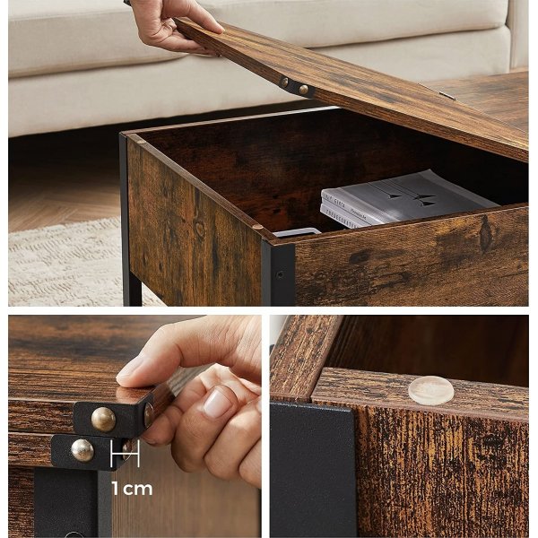 Freddie Couchtisch 100 x 55 cm - Braun/Schwarz Freddie Couchtisch 100 x 55 cm - Braun/Schwarz