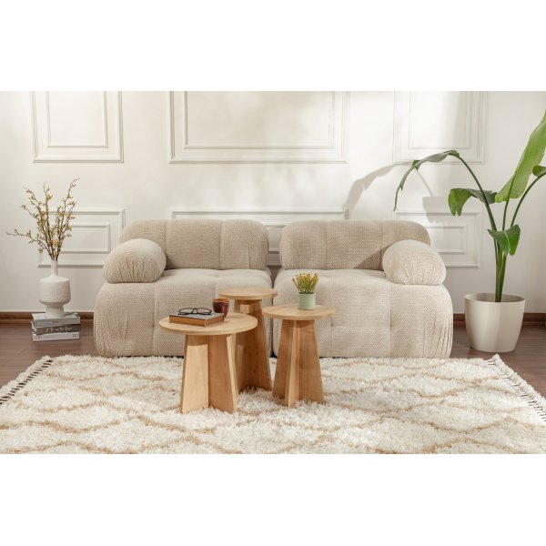 Lume Couchtisch-Set - Saphireiche Lume Couchtisch-Set - Saphireiche