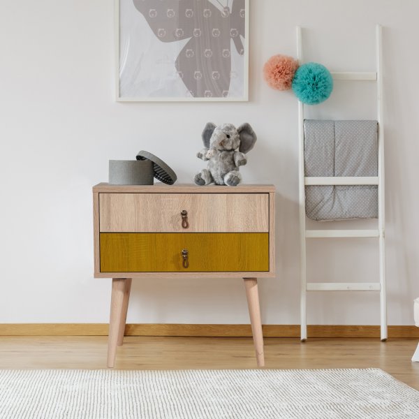 City Sun Nachttisch - Beige City Sun Nachttisch - Beige