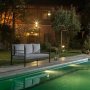 Manyas 3-Sitzer Outdoor-Sofa - Schwarz/Rauch