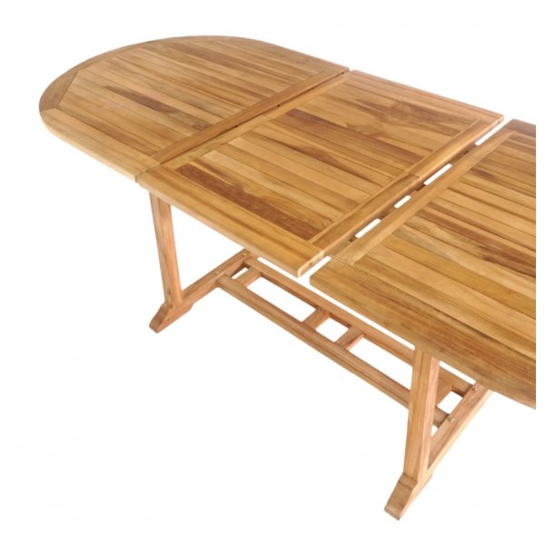 Ovaler Esstisch Salt aus Teakholz 220x100 cm COPY