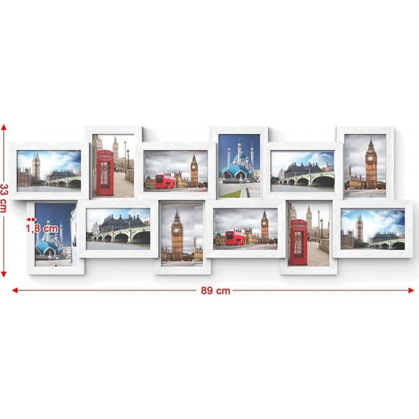 Fotorahmen Ivana - Weiß Fotorahmen Ivana - Weiß