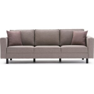 Kale 3-Sitzer-Sofa - Cremeweies Leinen