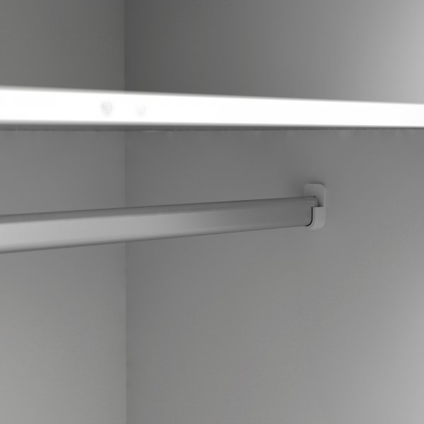 Oslo Kleiderschrank mit 3 Türen - Weiß/Eiche Oslo Kleiderschrank mit 3 Türen - Weiß/Eiche