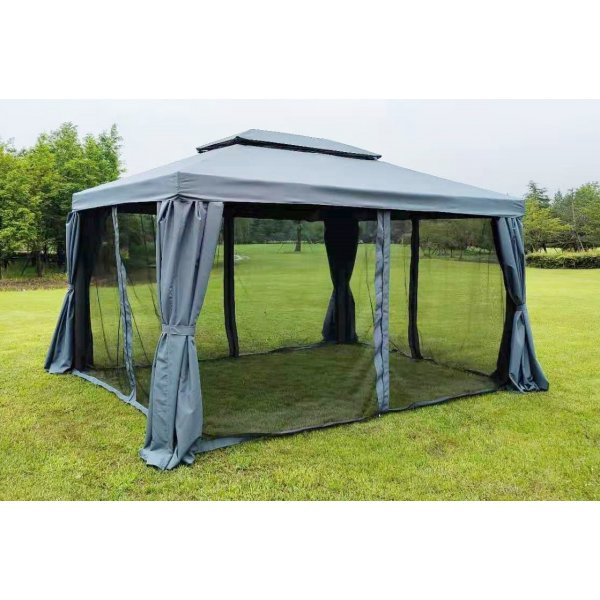 Athener Pavillon 400x300cm - Grau