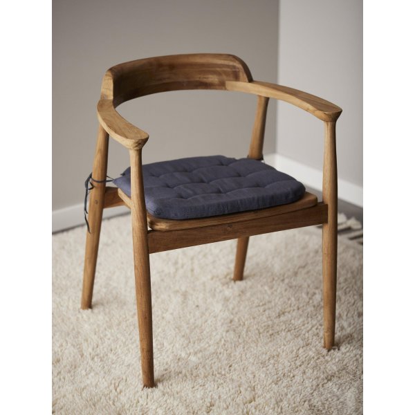 Männliches Stuhlkissen 42 x 41 x 3 cm - Grau Männliches Stuhlkissen 42 x 41 x 3 cm - Grau