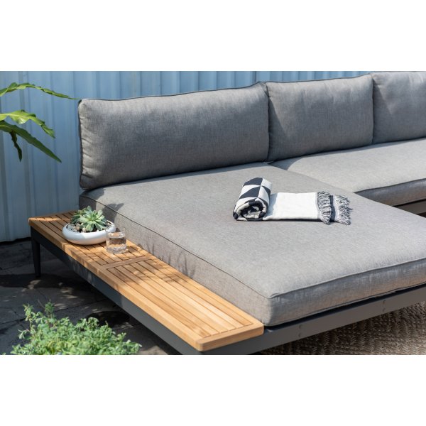 Lifestyle Garden Topaz Sofa-Set - Grau/Teak