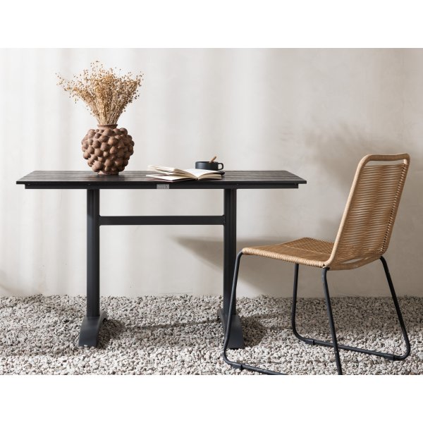 Denver Esstisch 120 x 70 cm - Schwarz Denver Esstisch 120 x 70 cm - Schwarz