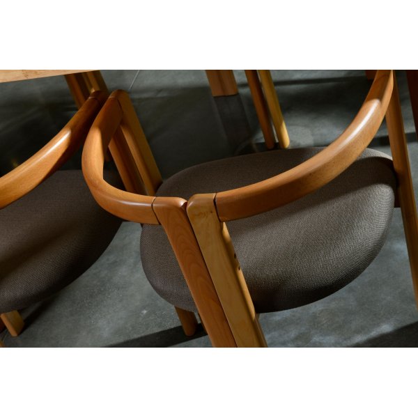 Cerni Esszimmerstuhl 2er-Pack - Eiche/Braun