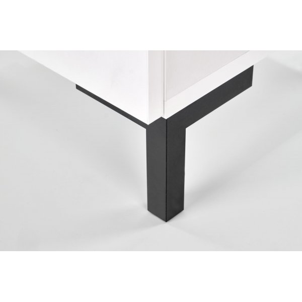 Chantelle Nachttisch - Wei/Schwarz