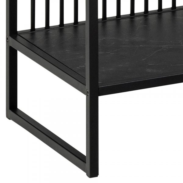 Strington B�cherregal niedrig - Schwarz